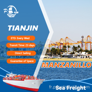 Expédition de Tianjin à Manzanillo Mexique